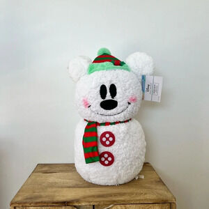 Mickey Snowman Holiday Greeter NWT